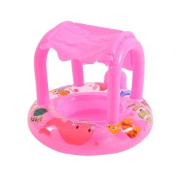 Flotador Inflable Bebé Con Techo Protector Para Piscina