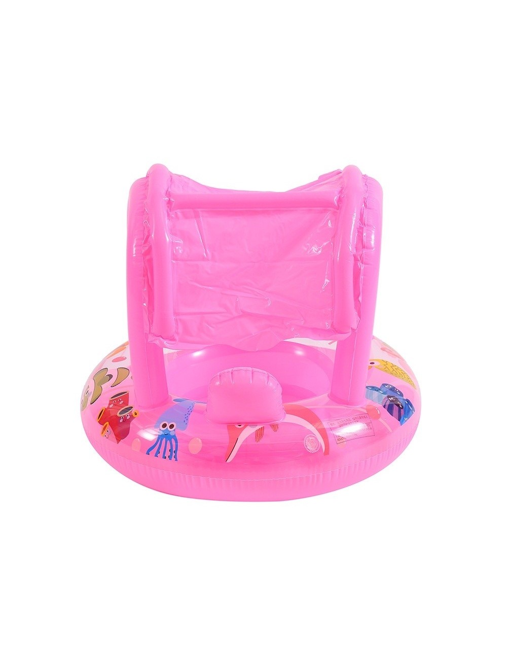 Flotador Inflable Bebé Con Techo Protector Para Piscina
