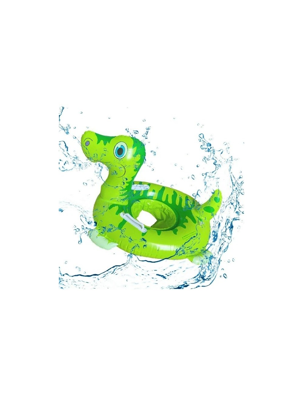 Flotador Dinosaurio Bebé Asiento Para Pisicinas Unisex Verde