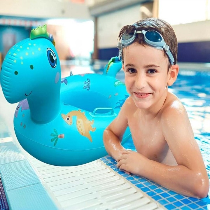 Flotador Dinosaurio Bebé Asiento Para Pisicinas Niños