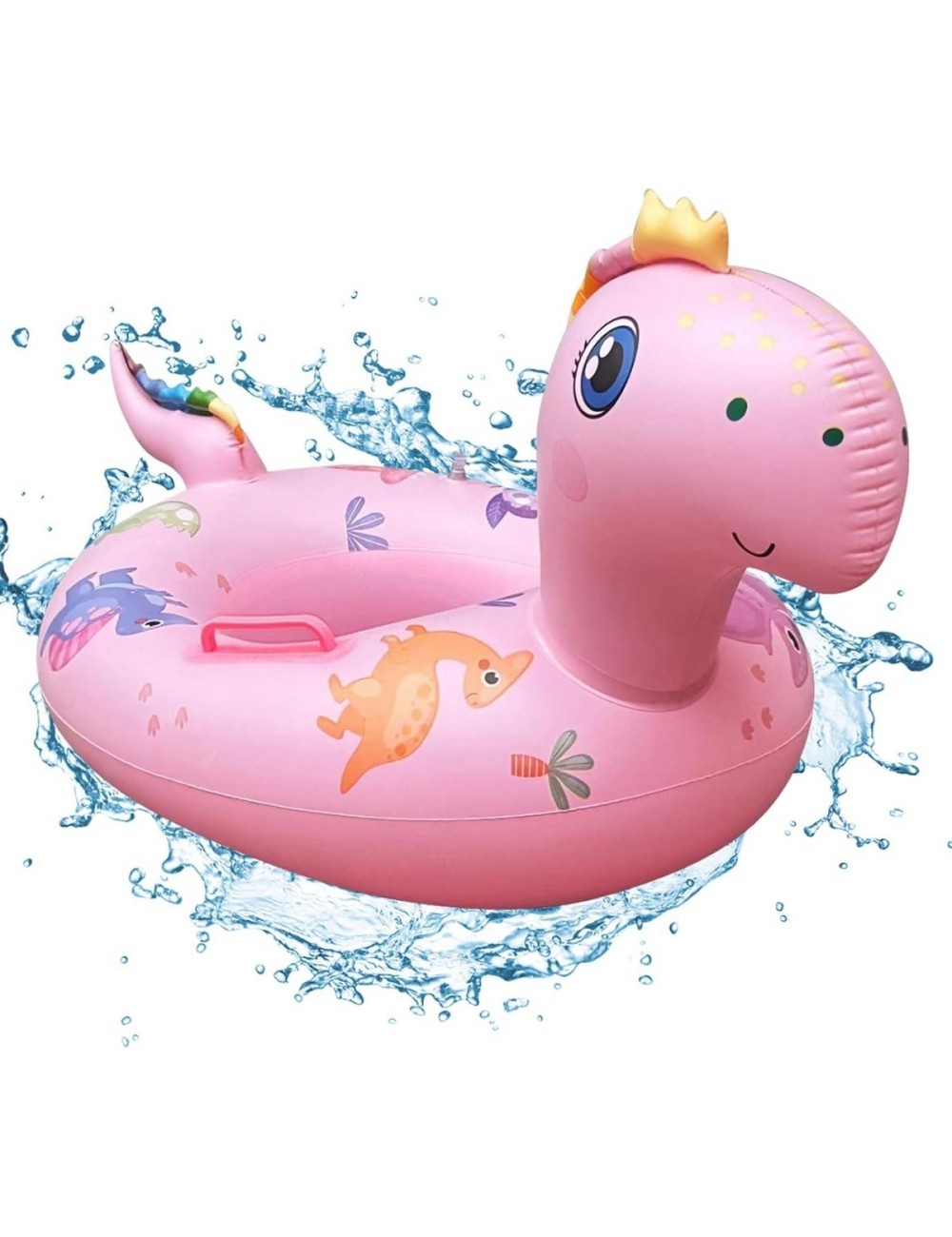 Flotador Dinosaurio Bebé Asiento Para Pisicinas Niños