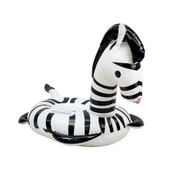 Flotador Cebra Bebé Asiento Para Pisicinas Unisex Blanco
