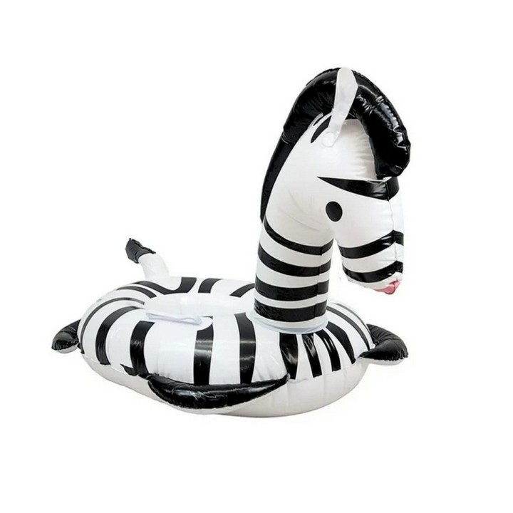 Flotador Cebra Bebé Asiento Para Pisicinas Unisex Blanco