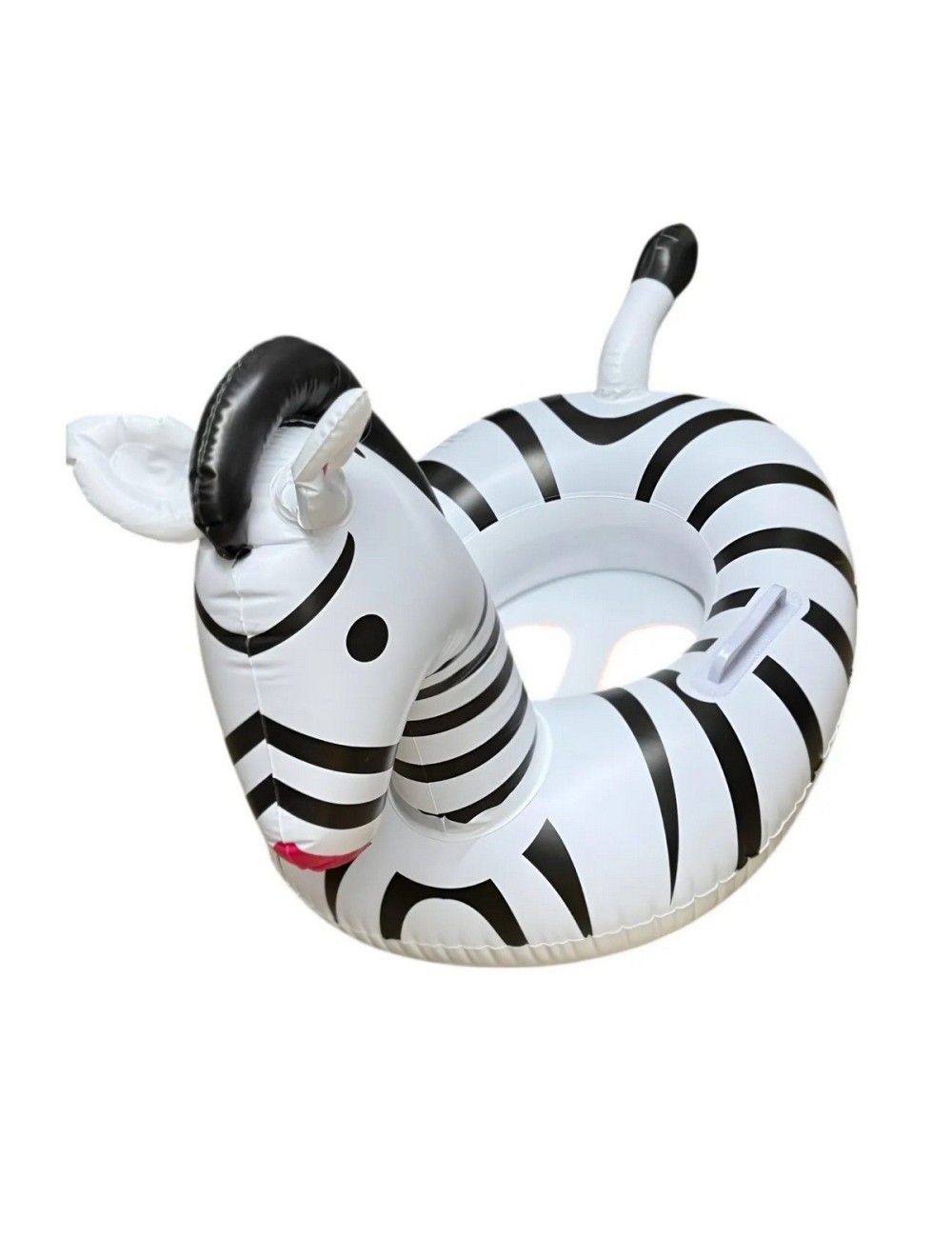 Flotador Cebra Bebé Asiento Para Pisicinas Unisex Blanco