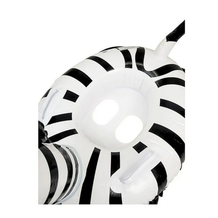 Flotador Cebra Bebé Asiento Para Pisicinas Unisex Blanco