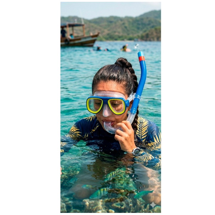 Careta Snorkel Kit Buceo Resistente Ajustable Swim Goggles