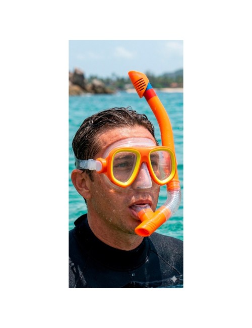 Careta Snorkel Kit Buceo Resistente Ajustable Swim Goggles