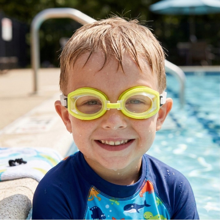 Gafas De Natacion Para Niños + Tapones Para Los Oídos