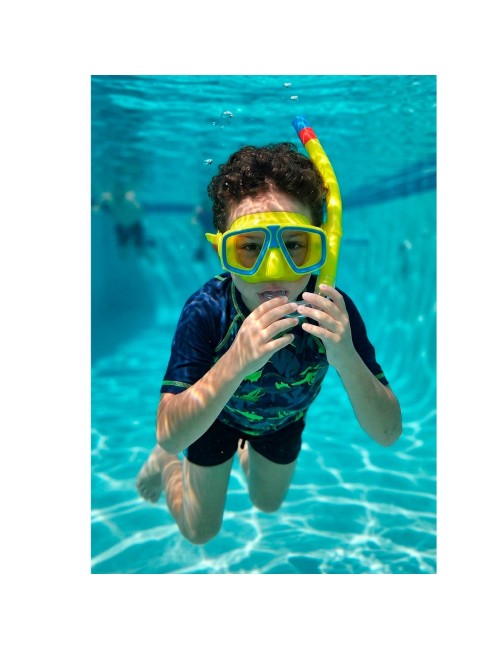 Careta Snorkel Kit Buceo Ajustable Adolescentes Niños