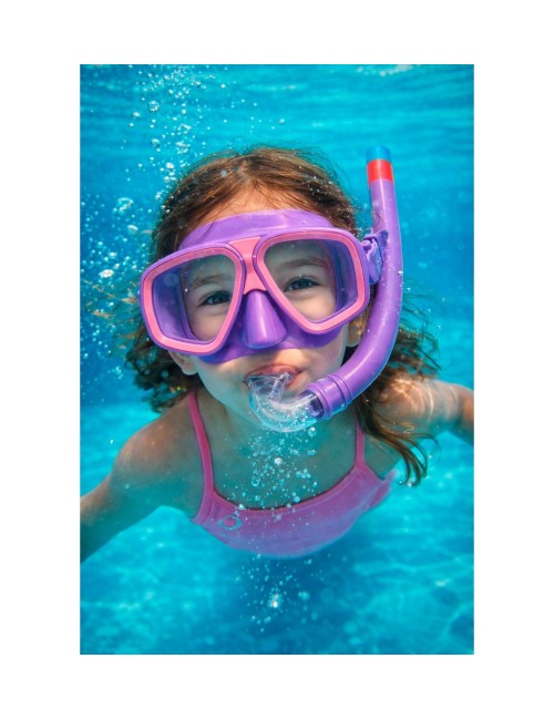 Careta Snorkel Kit Buceo Ajustable Adolescentes Niños