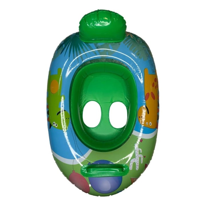 Flotador Bote Lancha Infantil Unisex Multicolor Piscina