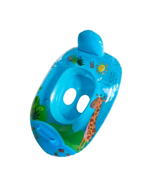 Flotador Bote Lancha Infantil Unisex Multicolor Piscina Swim