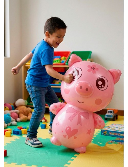 Puching Ball Inflable Infantil Porfiado Multicolor Unisex