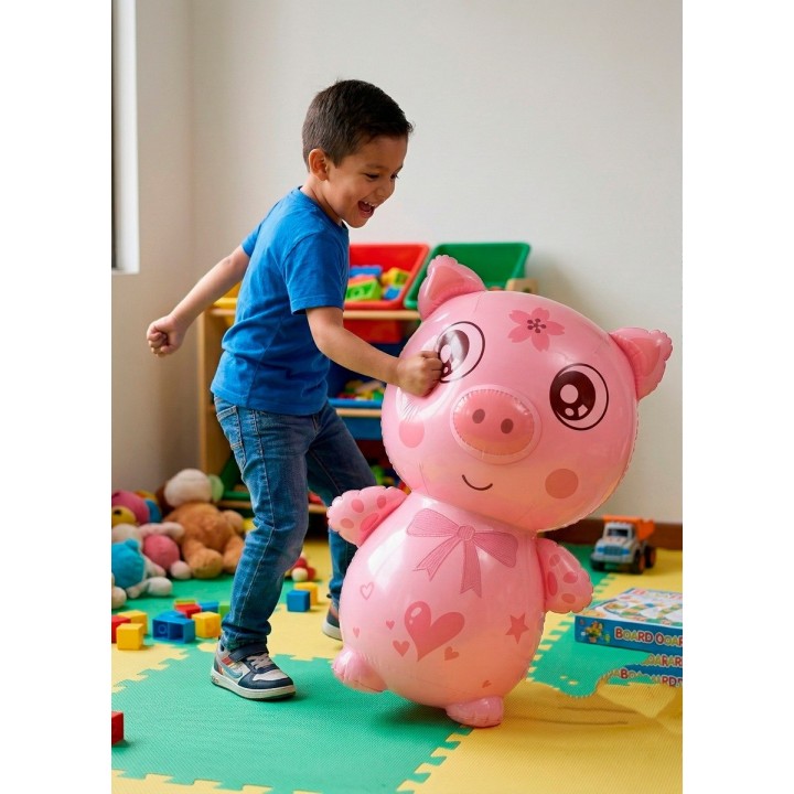 Puching Ball Inflable Infantil Porfiado Multicolor Unisex