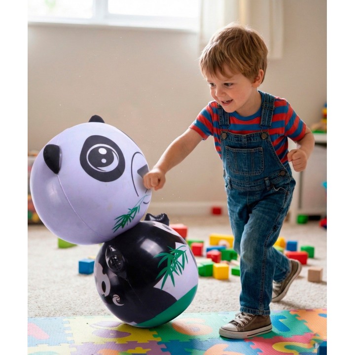 Puching Ball Inflable Infantil Porfiado Multicolor Unisex