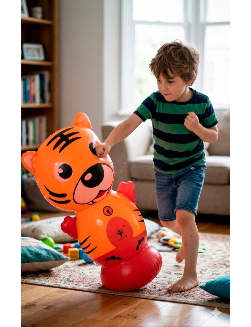 Puching Ball Inflable Infantil Porfiado Multicolor Unisex