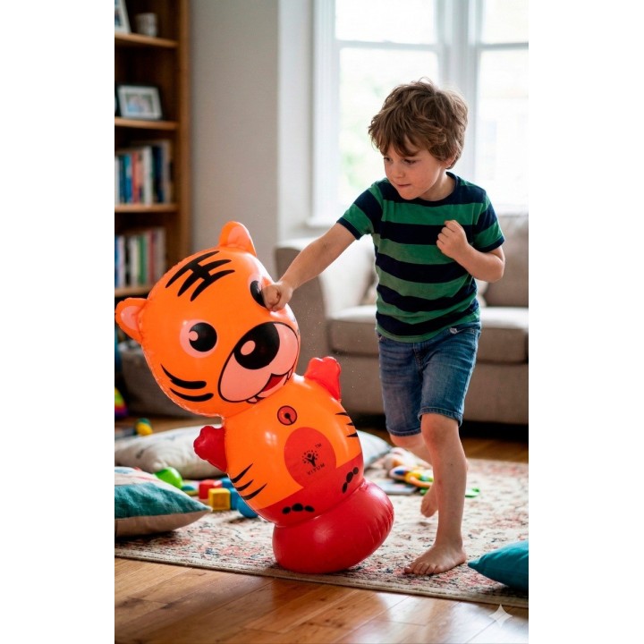 Puching Ball Inflable Infantil Porfiado Multicolor Unisex