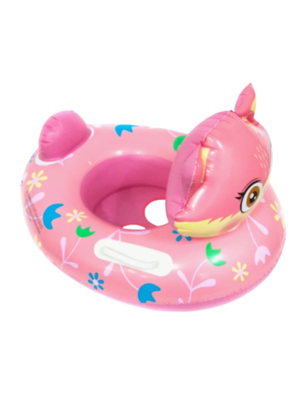 Flotador Inflable Gatita Bebé Volante Asiento Piscina
