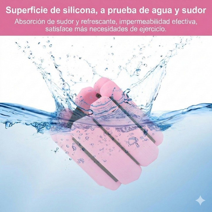 Pesas Para Tobillos Y Muñecas Fitness Silicona Ajustable Violeta