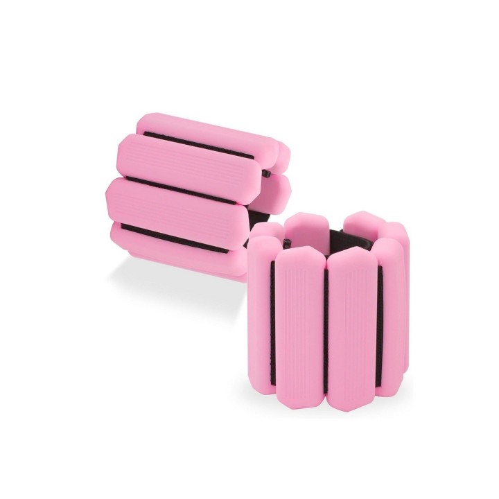 Pesas Para Tobillos Y Muñecas Fitness Silicona Ajustable Violeta