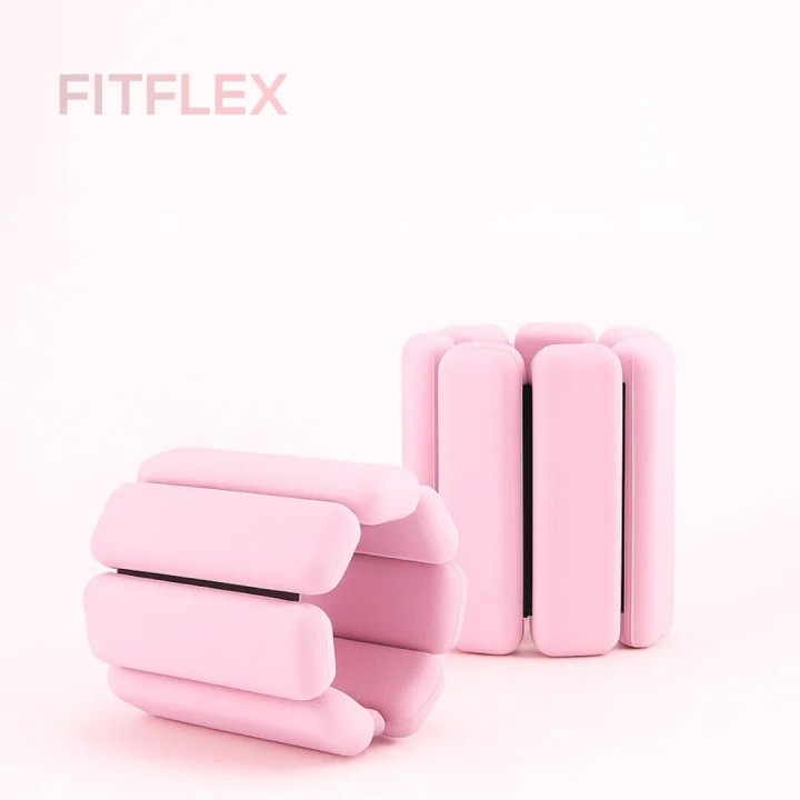 Pesas Para Tobillos Y Muñecas Fitness Silicona Ajustable Violeta