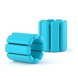 Pesas Para Tobillos Y Muñecas Fitness Silicona Ajustable Violeta