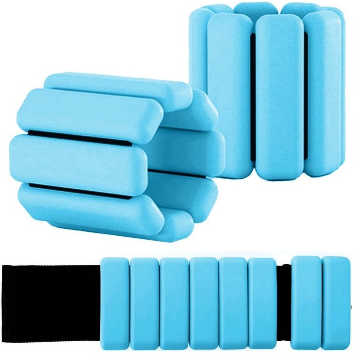 Pesas Para Tobillos Y Muñecas Fitness Silicona Ajustable Violeta