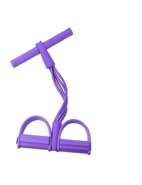 Banda Elástica Pedal Resistencia Ejercicio Abdominales Casa Rosa