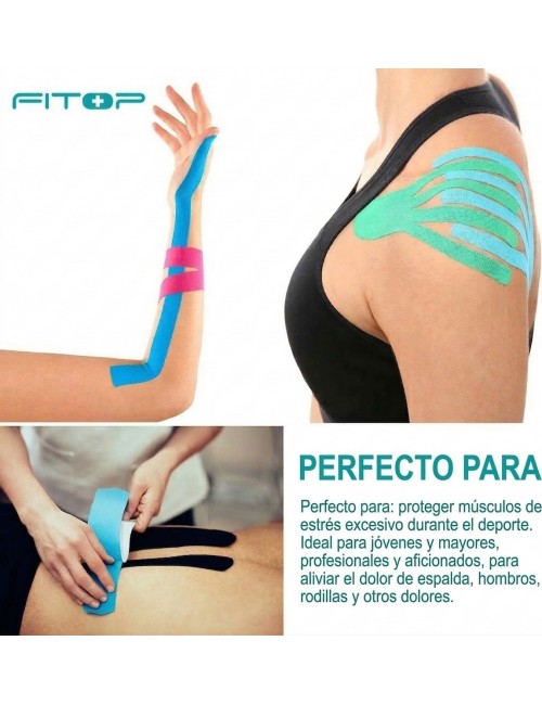 Cinta Kinesiológica Vendaje Neuromuscular Deporte Y Terapia Beige