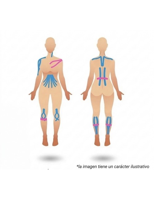 Cinta Kinesiológica Vendaje Neuromuscular Deporte Y Terapia Beige