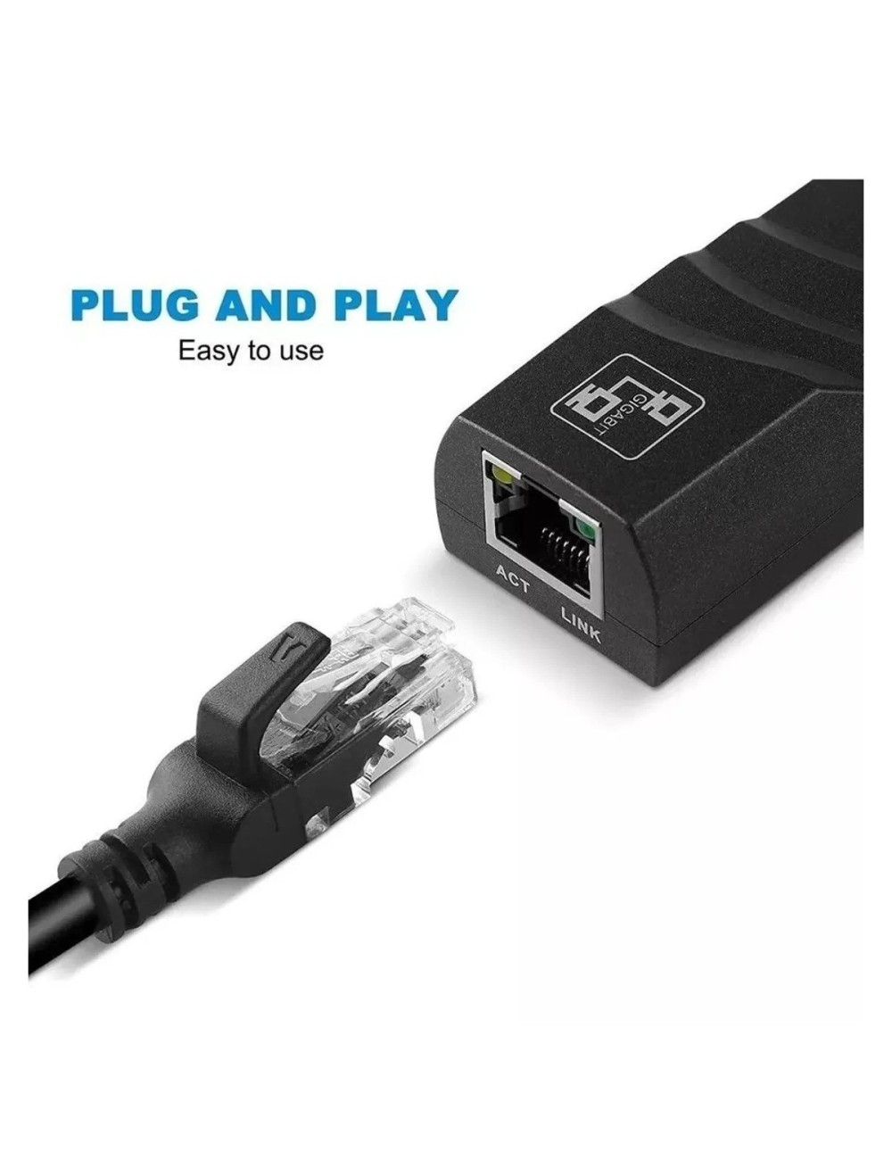 Adaptador Usb 3.0 A Ethernet Gigabit 1000mbps Lan Alta Vel
