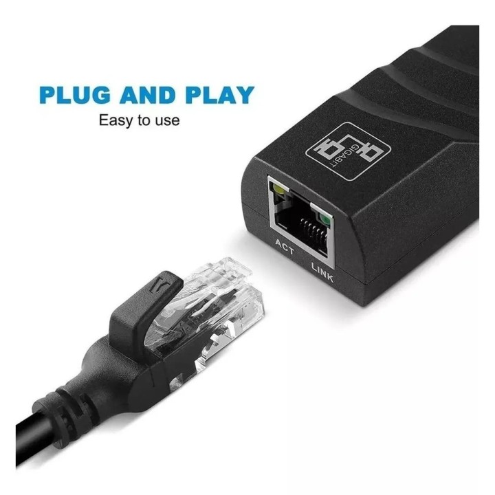 Adaptador Usb 3.0 A Ethernet Gigabit 1000mbps Lan Alta Vel