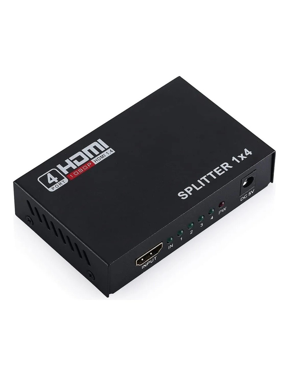 Splitter Hdmi 1x4 Divisor 4k Full Hd Input A Cuatro Output