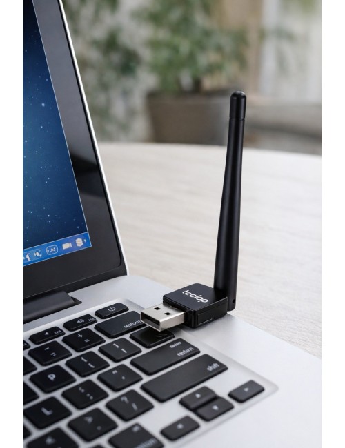 Adaptador Antena Wifi Usb 600mbps Pc Laptop Inalámbrico