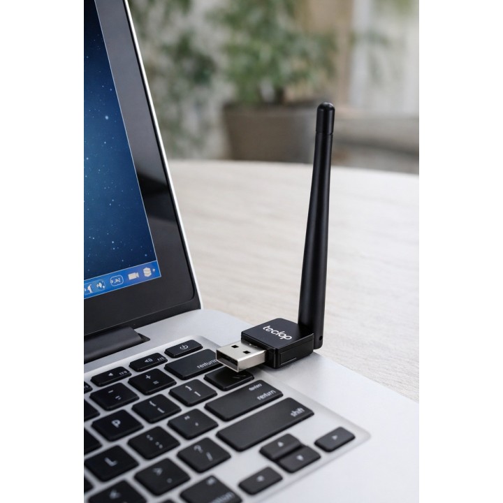 Adaptador Antena Wifi Usb 600mbps Pc Laptop Inalámbrico