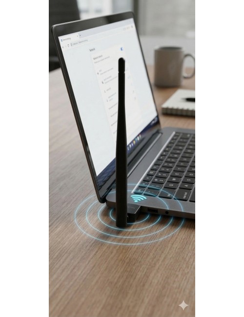 Adaptador Antena Wifi Usb 600mbps Pc Laptop Inalámbrico