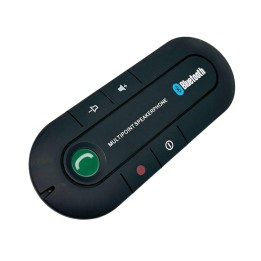 Manos Libres Bluetooth Carro Altavoz Multipoint Inalámbrico Negro