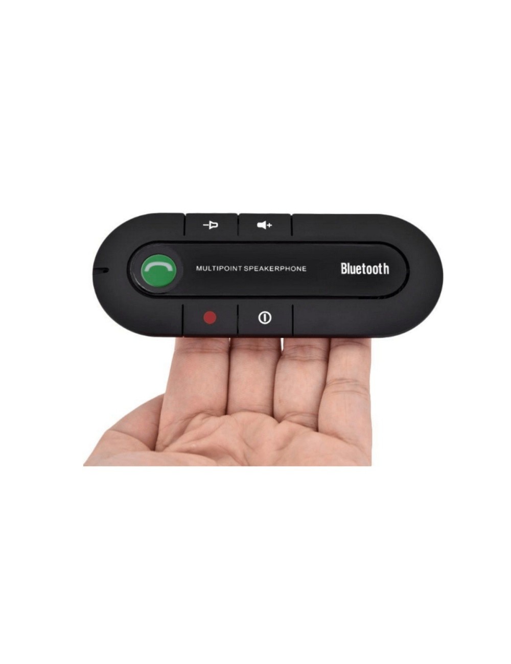 Manos Libres Bluetooth Carro Altavoz Multipoint Inalámbrico Negro