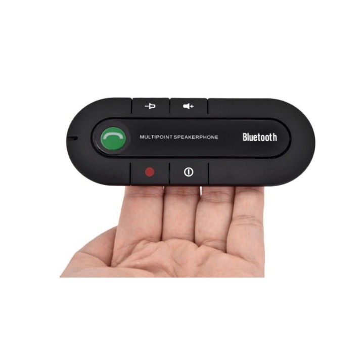 Manos Libres Bluetooth Carro Altavoz Multipoint Inalámbrico Negro