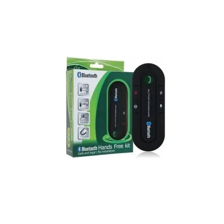 Manos Libres Bluetooth Carro Altavoz Multipoint Inalámbrico Negro