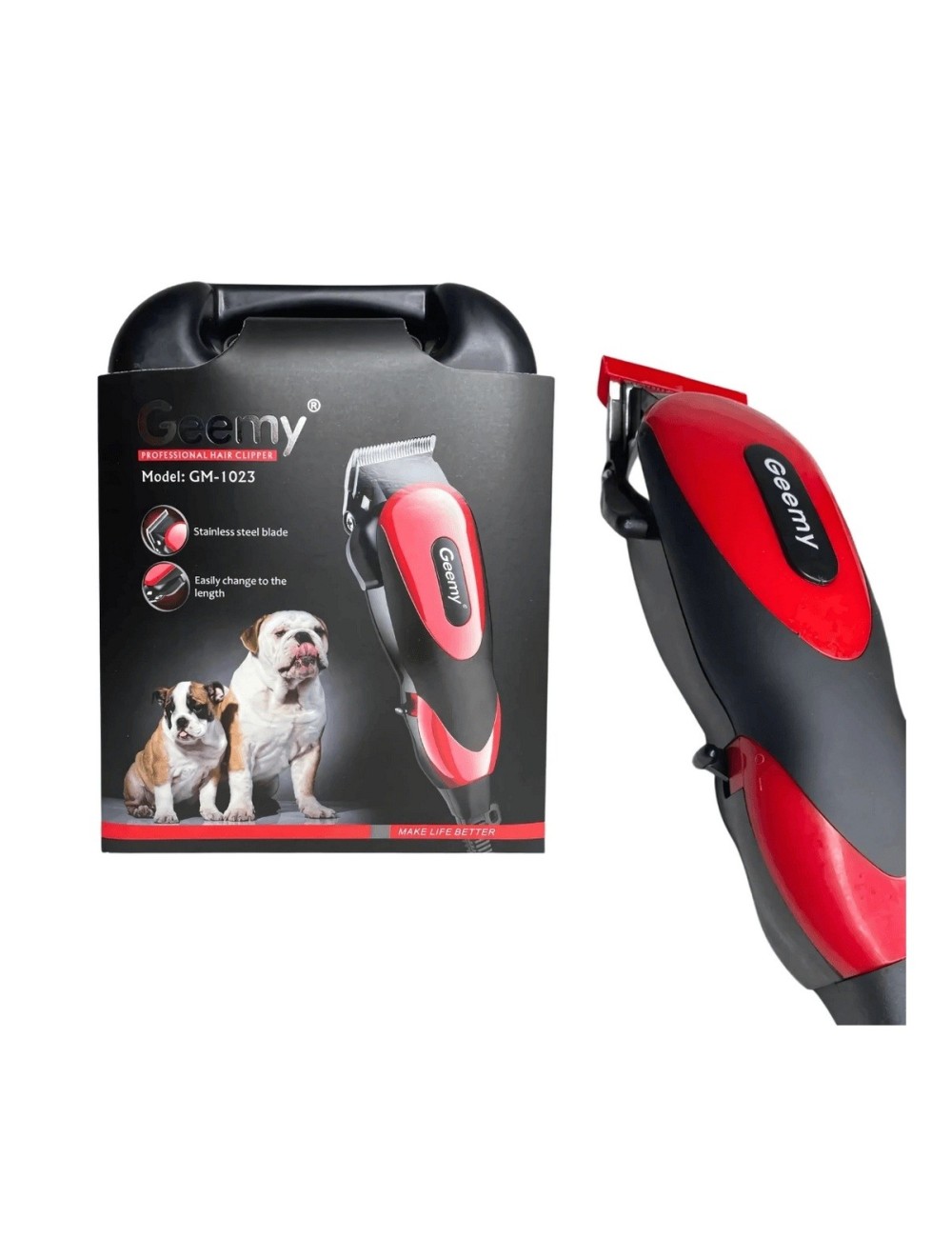 Máquina Peluquería Canina Profesional Kit Completo Mascotas Negro
