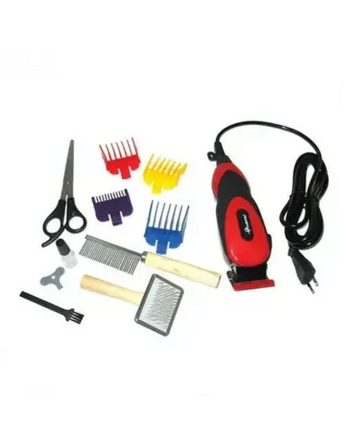 Máquina Peluquería Canina Profesional Kit Completo Mascotas Negro