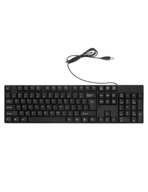 Teclado Alámbrico Usb Ta-tl-001 Negro Español Con Ñ Negro Español