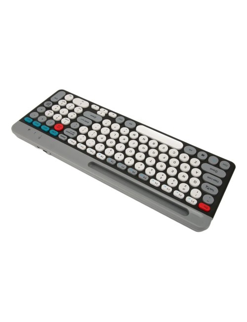 Combo Teclado Bluetooth + Mouse Inalámbrico Multidispositivo Negro
