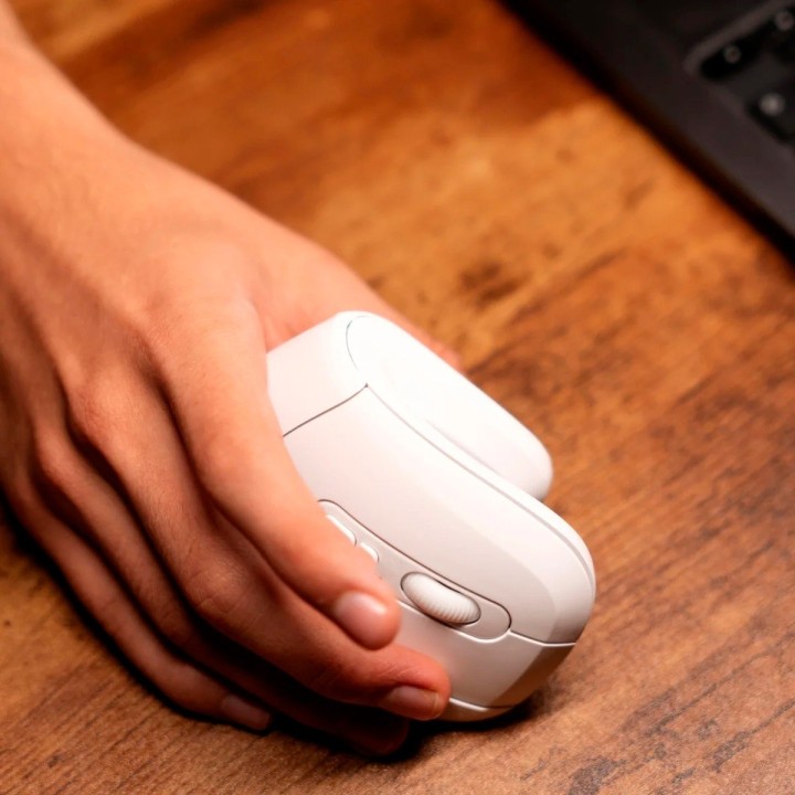 Mouse Ergonómico Vertical Inalámbrico Rf-7051 Pro Salud