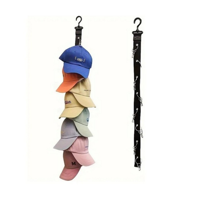 Organizador De Gorras Colgante Ahorrador De Espacio Closet