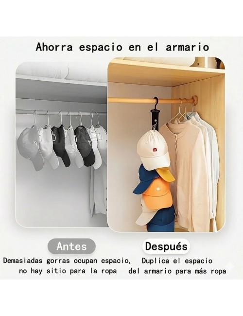 Organizador De Gorras Colgante Ahorrador De Espacio Closet