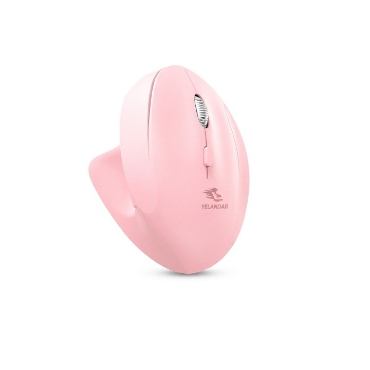 Mouse Vertical Ergonómico Femenino D8 Inalámbrico Recargable