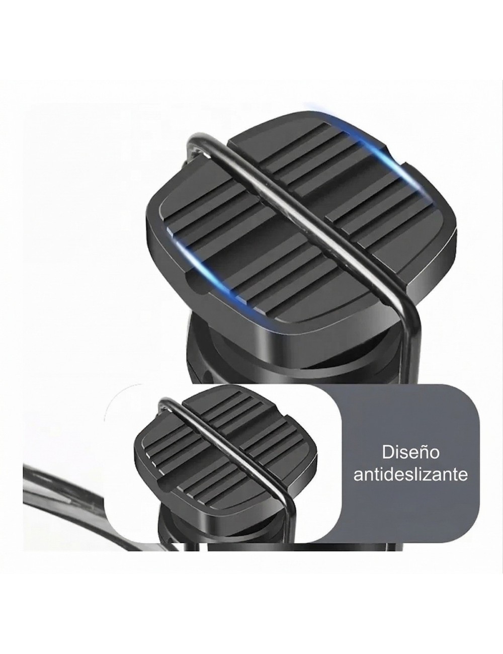 Mini Inflador De Pie Ergonómico Con Manómetro Doble Válvula