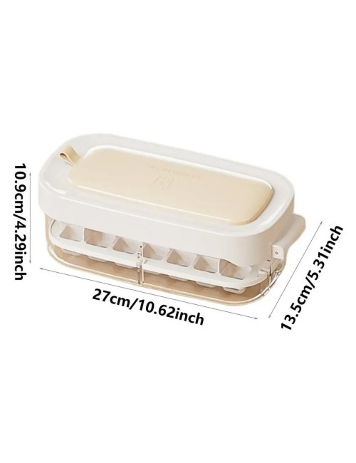 Cubitera Doble Con Contenedor Y Sistema De Prensa Fácil Cubo